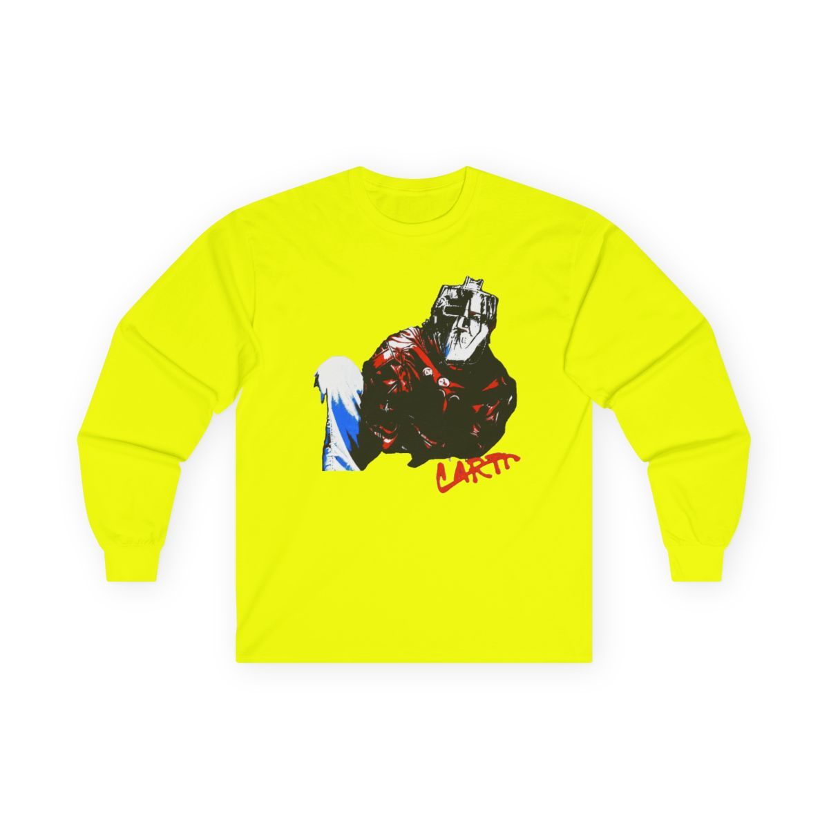 Authentic Rare Playboi Carti Long Sleeve Tour Merch T Shirt Screen printed Label - alternate angle 5, merchandise