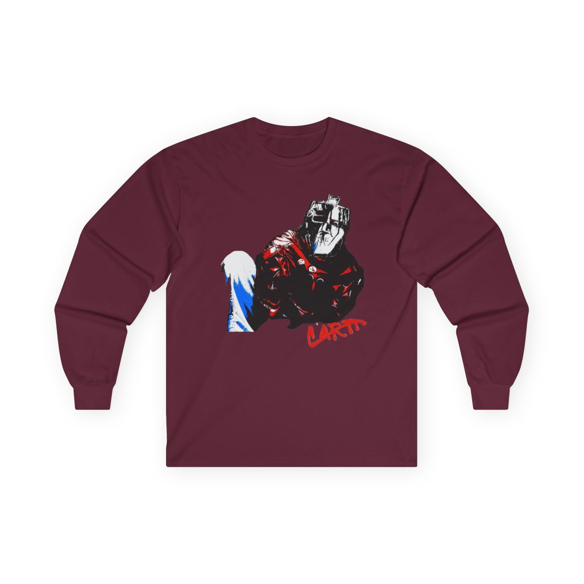 Authentic Rare Playboi Carti Long Sleeve Tour Merch T Shirt Screen printed Label - alternate angle 3, merchandise