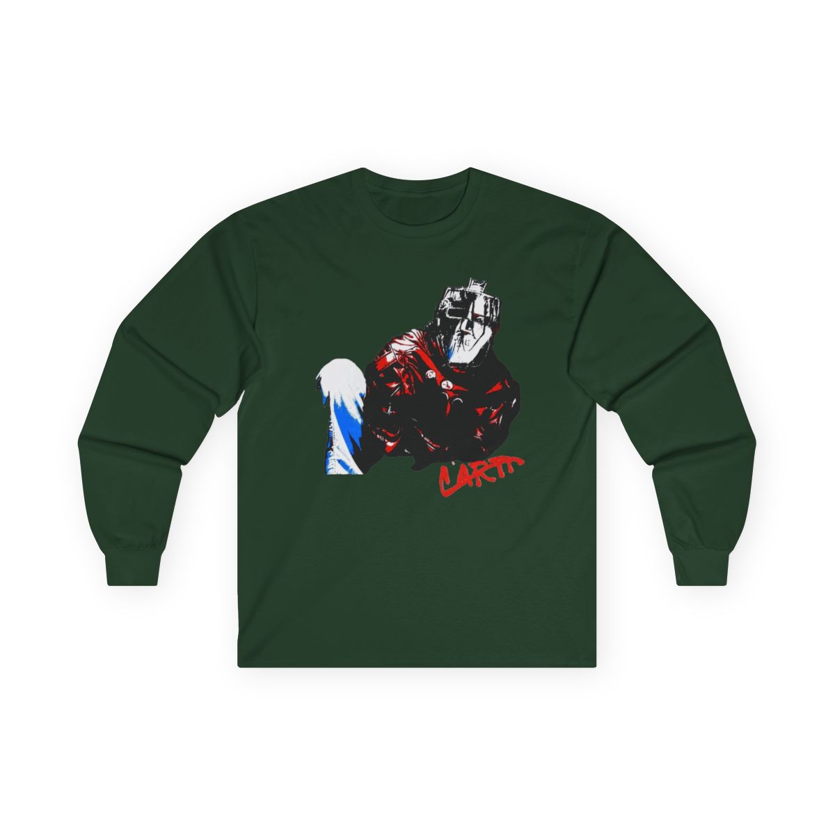 Authentic Rare Playboi Carti Long Sleeve Tour Merch T Shirt Screen printed Label