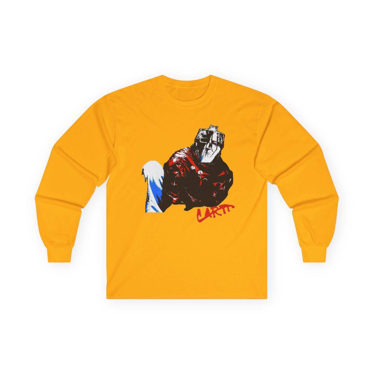 Authentic Rare Playboi Carti Long Sleeve Tour Merch T Shirt Screen printed Label - alternate angle 2, merchandise