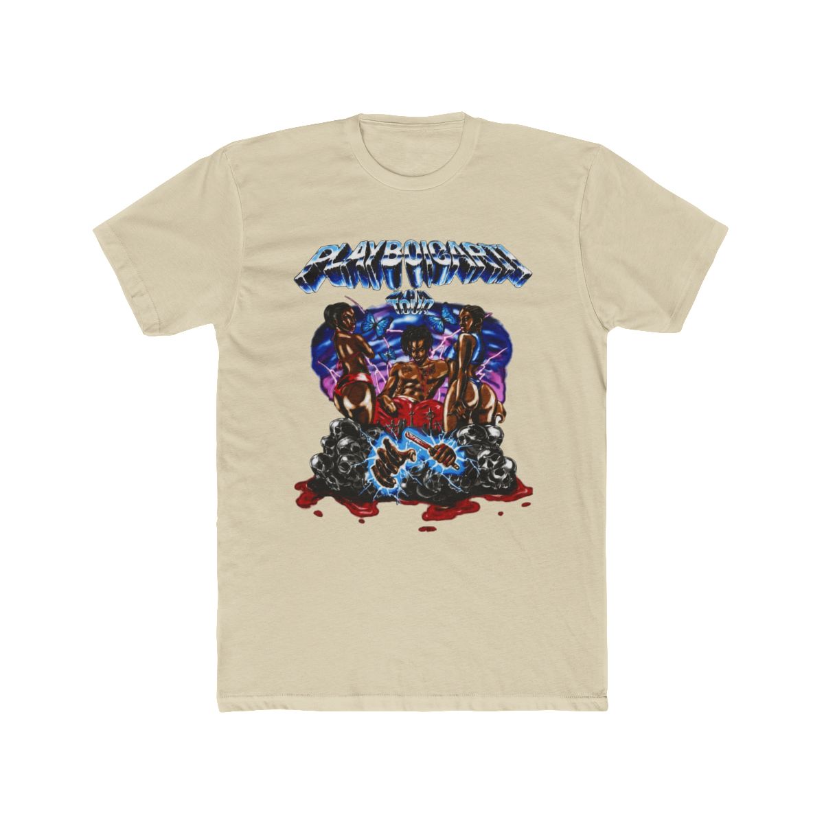 New 100% Authentic 2017 PLAYBOI CARTI SELF TITLED ERA Tour Official T Shirt S - alternate angle 5, merchandise