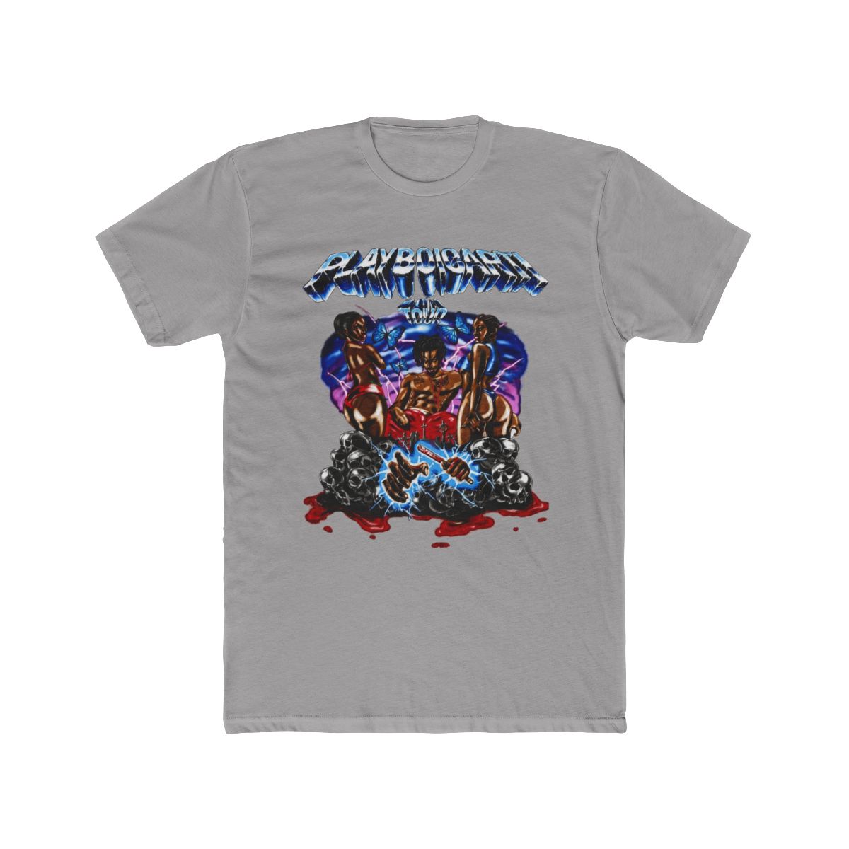 New 100% Authentic 2017 PLAYBOI CARTI SELF TITLED ERA Tour Official T Shirt S - alternate angle 2, merchandise