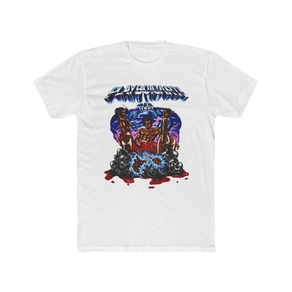 New 100% Authentic 2017 PLAYBOI CARTI SELF TITLED ERA Tour Official T Shirt S - Official T-Shirts merchandise