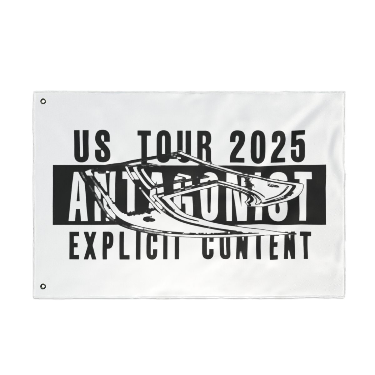 Antagonist Tour 2.0 Flag | Playboi Carti - alternate angle 2, merchandise