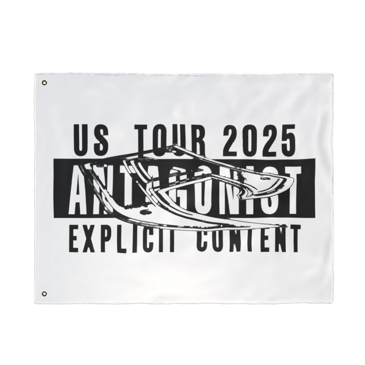 Antagonist Tour 2.0 Flag | Playboi Carti - alternate angle 3, merchandise