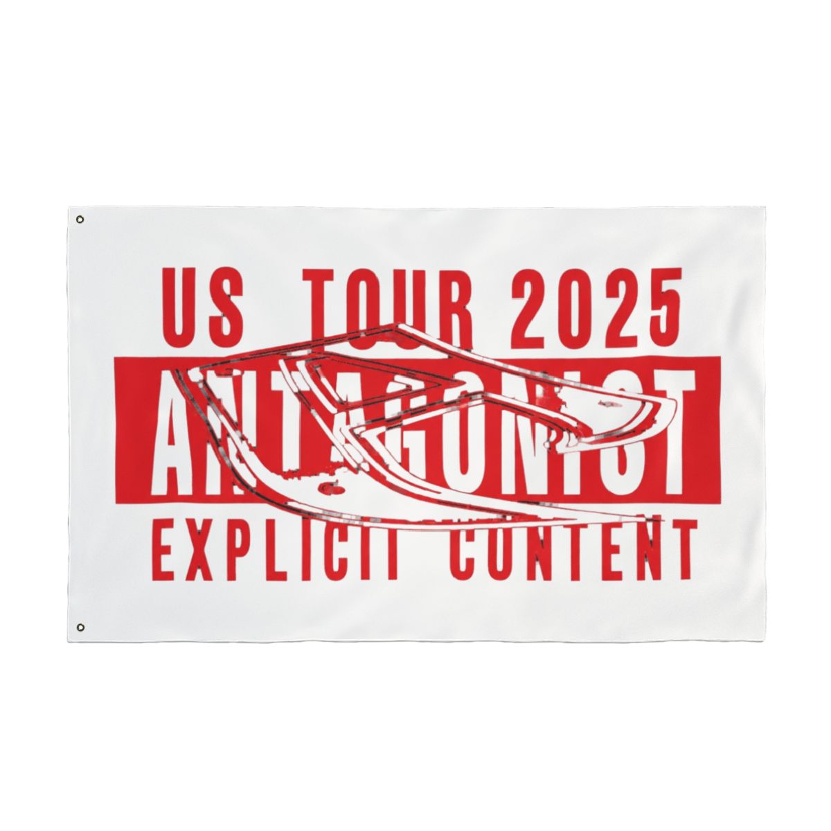 Antagonist Tour 2.0 Black & Red Flag | Playboi Carti - alternate angle 4, merchandise