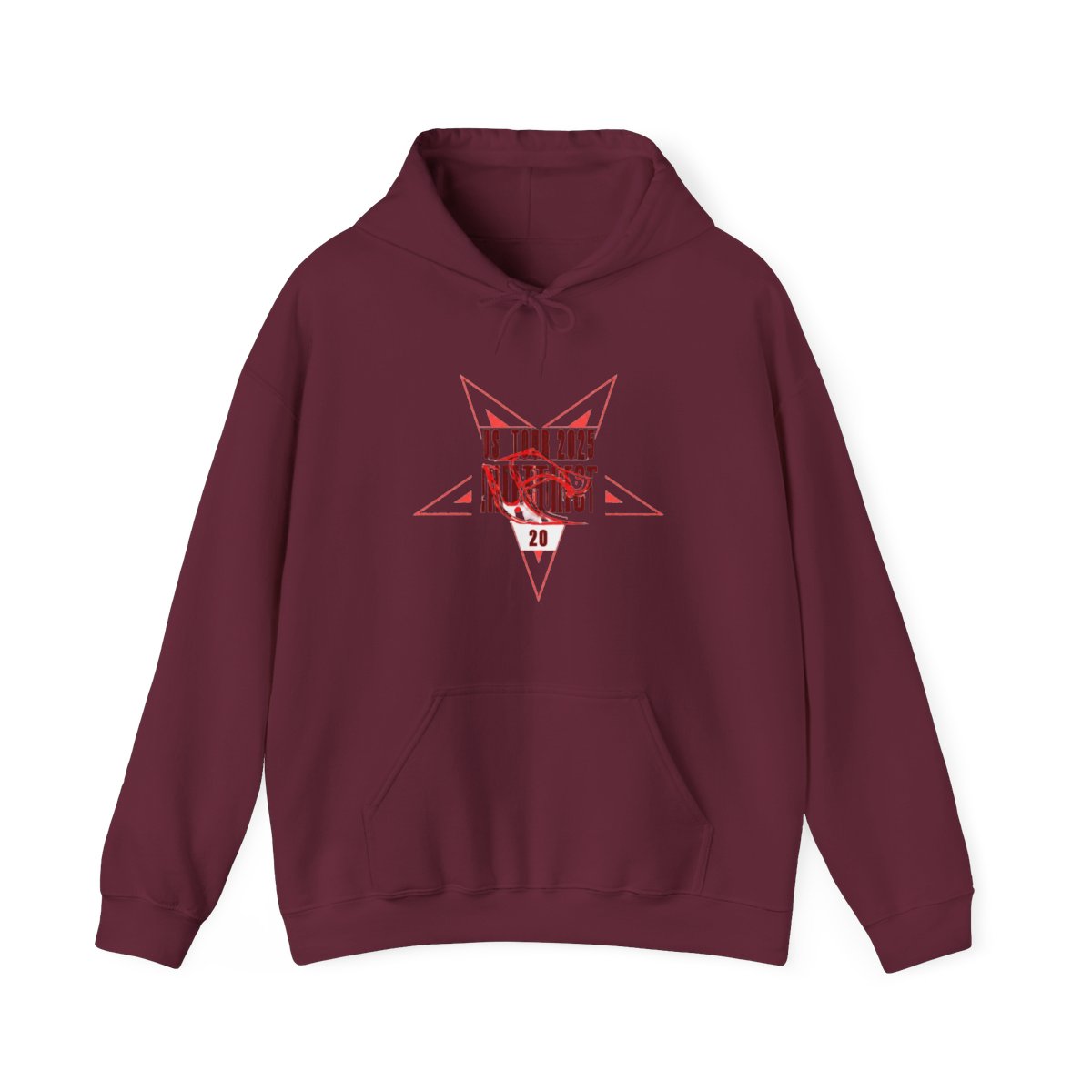 Antagonist Star Black & Red Hoodie | Playboi Carti - alternate angle 3, merchandise